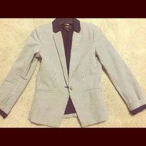 MNG suit striped Blazer
